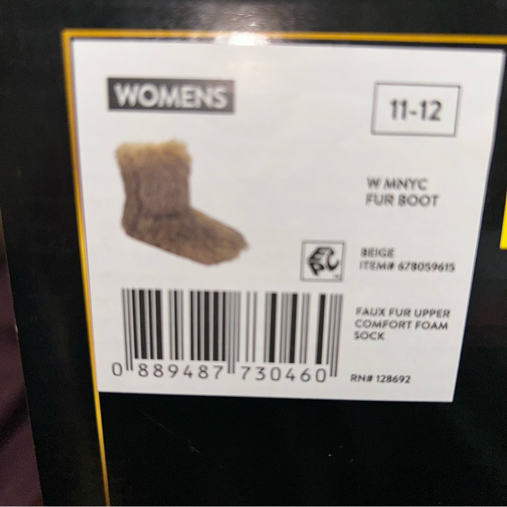 Madden NYC Womens Faux Fur Slipper Booties NWT - Picture 3 of 8